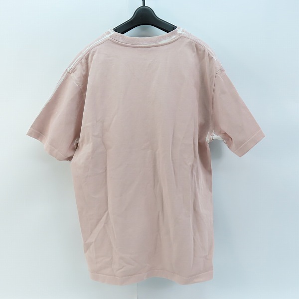 実際に弊社で買取させて頂いたChristian Dior×SHAWN STUSSY/クリスチャンディオール×ショーンステューシー ロゴ Tシャツ ピンク 033J625E0554/XLの画像 1枚目