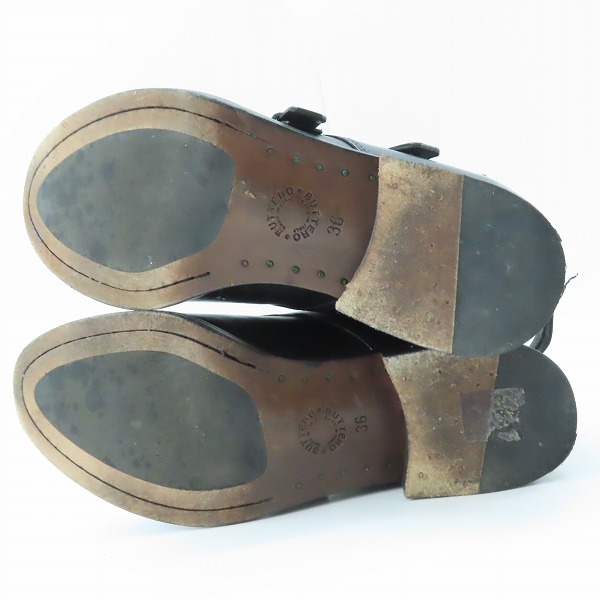 実際に弊社で買取させて頂いたBUTTERO/ブッテロ 3ベルト/モンクストラップ ブーツ/36の画像 2枚目