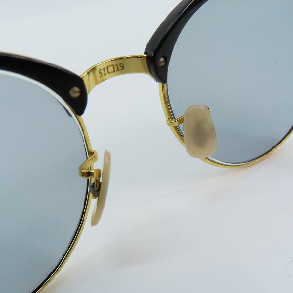 実際に弊社で買取させて頂いたRay-Ban/レイバン CLUBROUND/クラブラウンド 度入り サングラス/アイウェア RB4246 901の画像 3枚目