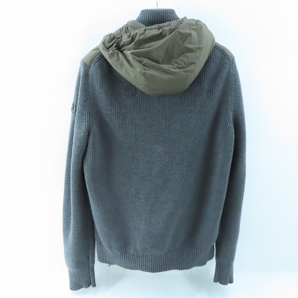 実際に弊社で買取させて頂いた【JPタグ】MONCLER/モンクレール CARDIGAN TRICOT ニット切り替え ダウンジャケット F20919B51400/Lの画像 1枚目