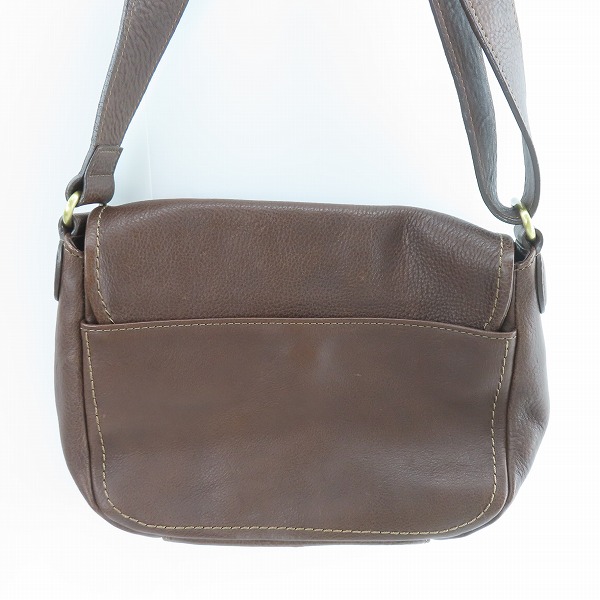 実際に弊社で買取させて頂いた土屋鞄製造所/ツチヤカバン トーンオイルヌメ ショルダーバッグ ダークブラウンの画像 1枚目