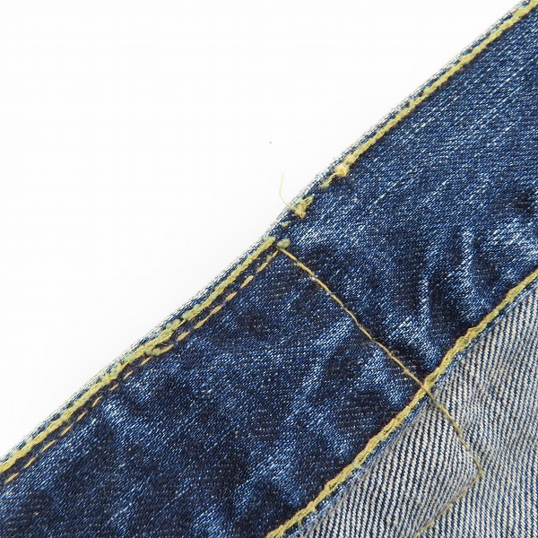 実際に弊社で買取させて頂いたJUNYA WATANABE MAN COMME des GARCON×10・corso・como×LEVI'S ペイント加工 デニム パンツ SS-P201/AD2007/33の画像 7枚目