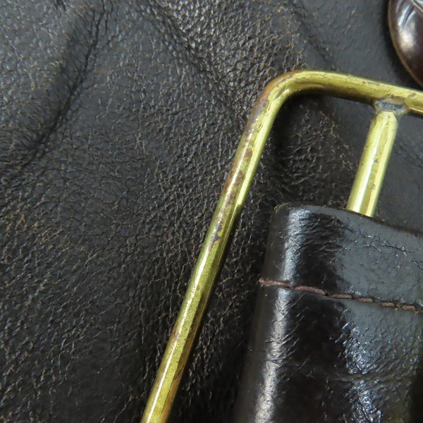 実際に弊社で買取させて頂いたEuro Vintage/ユーロヴィンテージ Napredak Tešanj社製 レザー ジャケット /50ベルト付の画像 6枚目