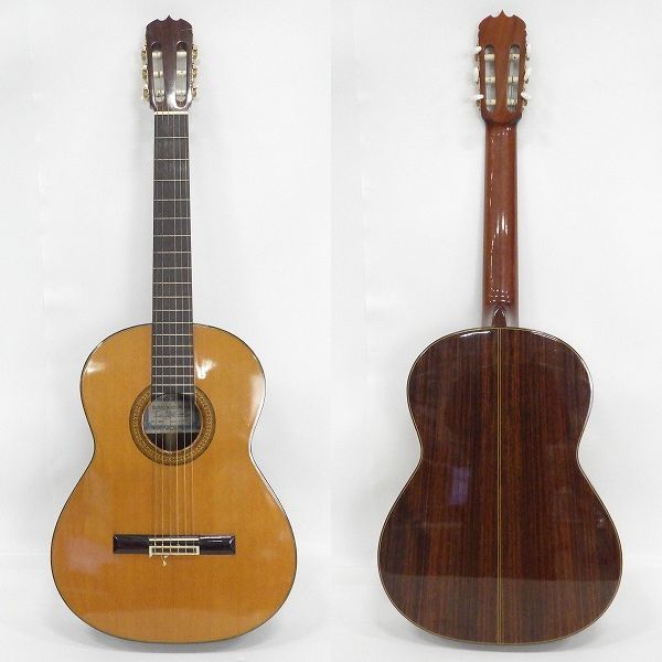 実際に弊社で買取させて頂いた★RYOJI MATSUOKA/松岡良治 LUTHIER Model No.M40 クラシックギター/ガットギター 日本製 ハードケース付の画像 1枚目