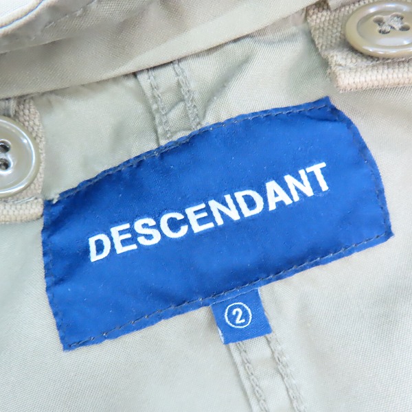 実際に弊社で買取させて頂いたDESCENDANT/ディセンダント D-51M NYCO JACKET ミリタリー モッズコート/2の画像 2枚目