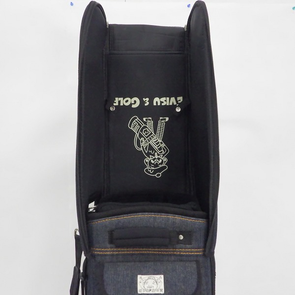 実際に弊社で買取させて頂いたEVISU GOLF/エヴィスゴルフ/エビス 3分割キャディバッグ 収納ボックス・キャスター付き デニム/ジーンズ の画像 3枚目