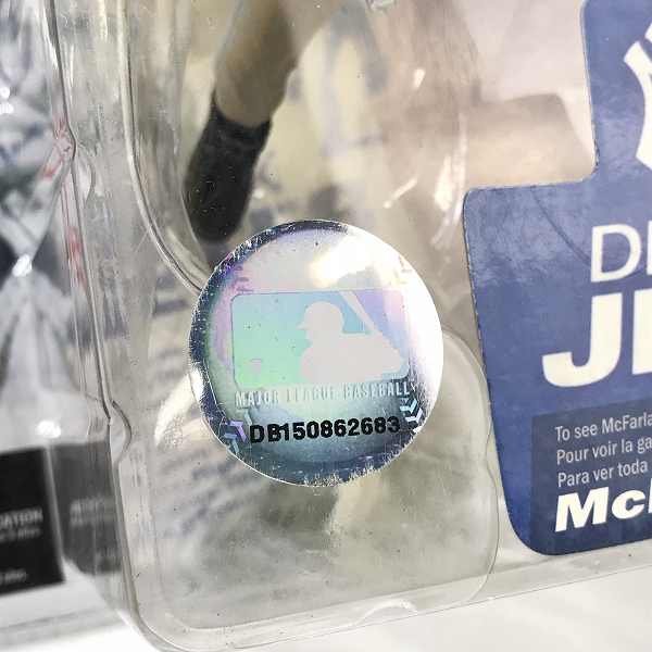 実際に弊社で買取させて頂いた【未開封】McFARLANE TOYS/マクファーレントイズ SPORTSPICKS ニューヨークヤンキース デレクジーター 2点セットの画像 6枚目