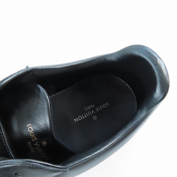 実際に弊社で買取させて頂いたLouis Vuitton/ルイヴィトン ルクセンブルクライン 2019 モノグラム レザースニーカー MS0179/9.5の画像 4枚目