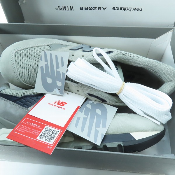 実際に弊社で買取させて頂いた【未使用】WTAPS/ダブルタップス×New Balance/ニューバランス U998WT/26.0の画像 7枚目