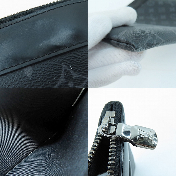 実際に弊社で買取させて頂いたLOUIS VUITTON/ルイヴィトン モノグラム エクリプス ポシェット ディスカバリー ポーチ/クラッチバッグ M62291の画像 7枚目