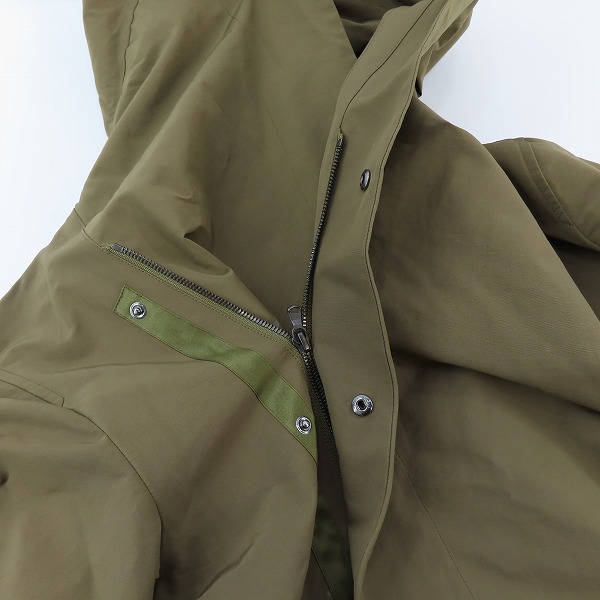 実際に弊社で買取させて頂いたjunhashimoto/ジュンハシモト SALIFICATION WRAP M-51 コート 1011810008 /3の画像 4枚目