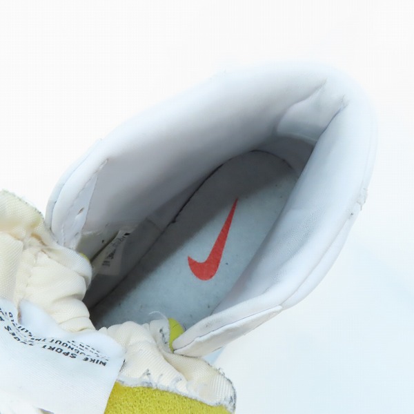 実際に弊社で買取させて頂いたNIKE/ナイキ BLAZER MID 77 VNTG/ブレザーミッド ヴィンテージ ホワイト/セレスタインブルー BQ6806-109/26.0の画像 4枚目