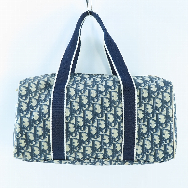 実際に弊社で買取させて頂いたChristian Dior/クリスチャンディオール トロッター柄 ミニボストンバッグ ハンドバッグ ナンバー2の画像 1枚目