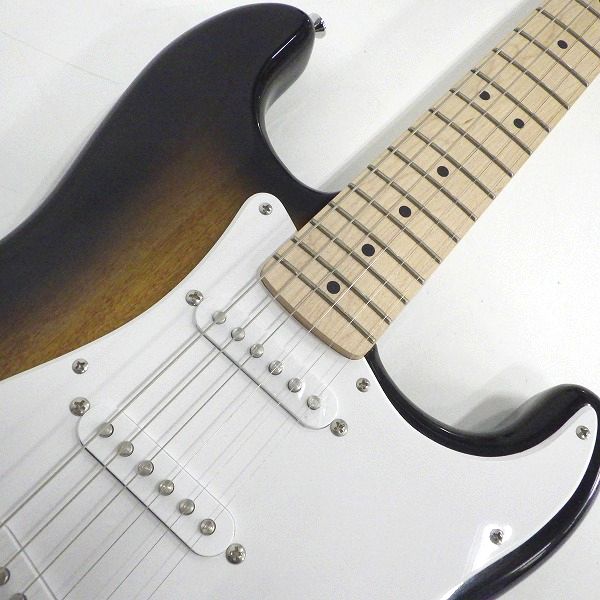 実際に弊社で買取させて頂いた★【美品】Squier by Fender/スクワイヤー Sonic Stratocaster/ストラトキャスター エレキギター ソフトケース付 の画像 5枚目