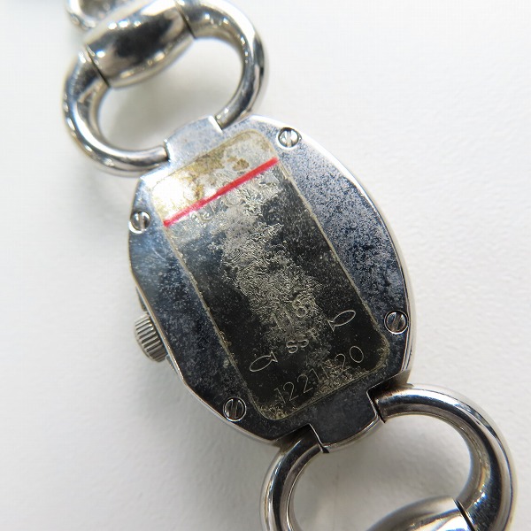 実際に弊社で買取させて頂いたGUCCI/グッチ トルナヴォーニ レディースウォッチ/腕時計 YA118502【動作未確認】の画像 4枚目