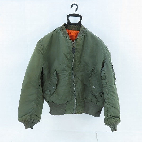 実際に弊社で買取させて頂いたALPHA INDUSTRIES/アルファインダストリーズ フライトジャケット MA-1 MIL-J-82790J/M