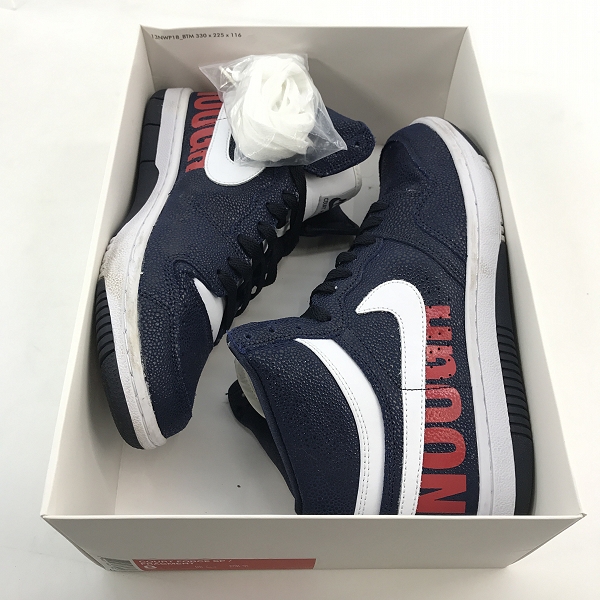 実際に弊社で買取させて頂いたNIKE×GOODENOUGH ナイキ×グッドイナフ COURT FORCE SP FRAGMENT コートフォース フラグメント 814913-414 /26の画像 8枚目