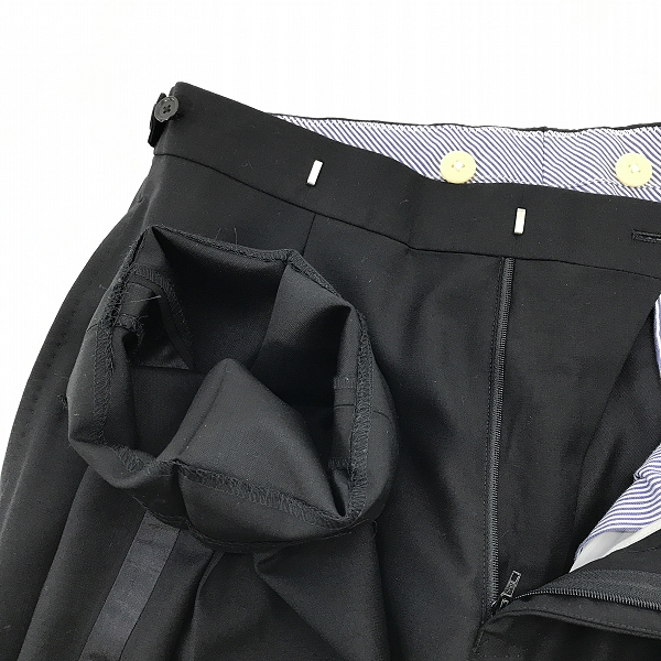 実際に弊社で買取させて頂いたTOMORROWLAND×Ermenegildo Zegna/トゥモローランド×エルメネジルドゼニア 2Bテーラードジャケット/サイドラインパンツ/48の画像 6枚目