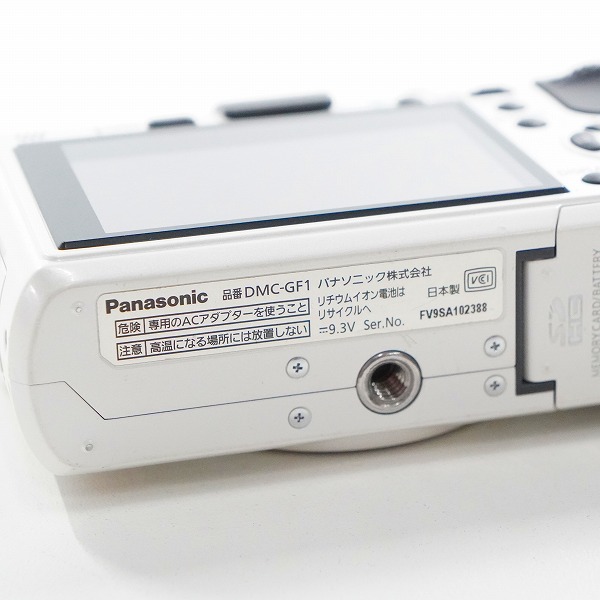 実際に弊社で買取させて頂いたPanasonic/パナソニック LUMIX DMC-GF1 ミラーレス一眼 デジタルカメラ ボディ 動作確認済みの画像 6枚目