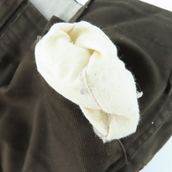 実際に弊社で買取させて頂いたTENDERLOIN/テンダーロイン ワイドチノパンツ/ブラウン/Sの画像 8枚目