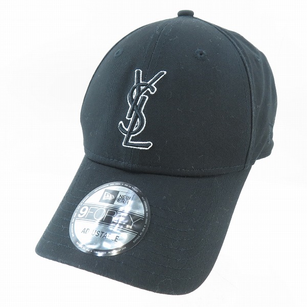 実際に弊社で買取させて頂いたSAINT LAURENT×NEW ERA/サンローラン×ニューエラ YSL MONOGRAM CAP ロゴキャップ 687687YCL361000/ONE SIZE FITS MOST