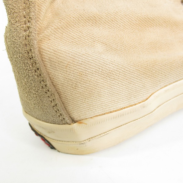 実際に弊社で買取させて頂いたVISVIM/ビズビム キャンバス ハイカットスニーカー US8.5の画像 8枚目