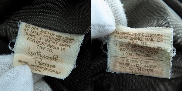 実際に弊社で買取させて頂いた【難有】Schott/ショット G-1 フライトレザージャケット/フライトジャケット/革ジャンの画像 3枚目