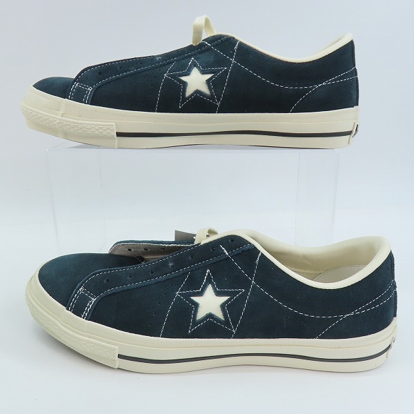 実際に弊社で買取させて頂いた【未使用】CONVERSE/コンバース ONE STAR J SUEDE スエード スニーカー 日本製/US9.5の画像 3枚目
