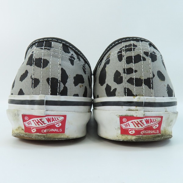 実際に弊社で買取させて頂いたVANS×WACKO MARIA/バンズ×ワコマリア V44 AUTHENTIC/オーセンティック レオパード グレー/29の画像 1枚目