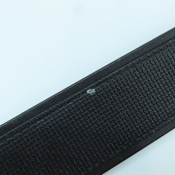 実際に弊社で買取させて頂いたBURBERRY/バーバリー ロゴ メタルバックル レザー ベルトの画像 7枚目