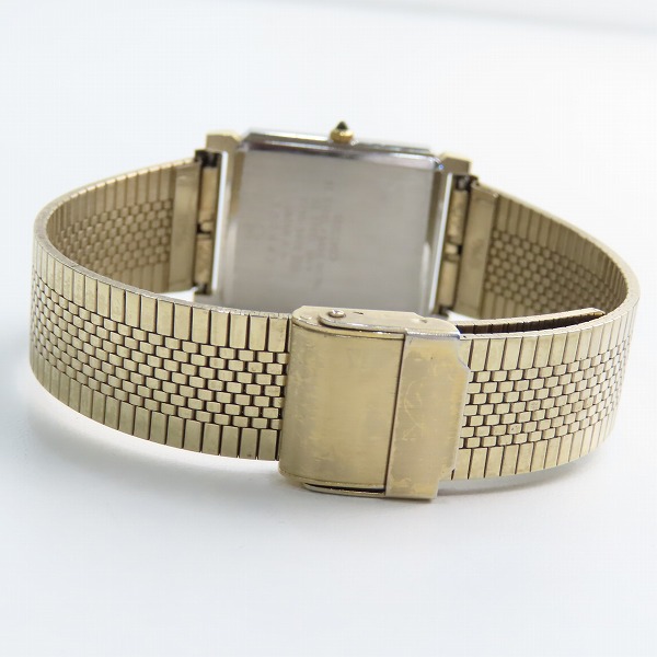 実際に弊社で買取させて頂いたSEIKO/セイコー Dolce/ドルチェ スクエア クォーツ/ウォッチ/腕時計 7730-5020【動作未確認】の画像 2枚目