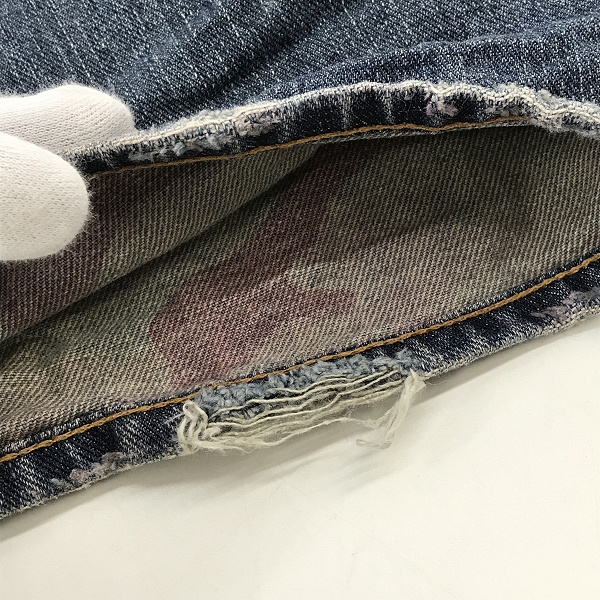 実際に弊社で買取させて頂いたmastermind JAPAN/マスターマインドジャパン 10SS timeless期 デニムパンツ MW-PA03-00-D/Mの画像 9枚目