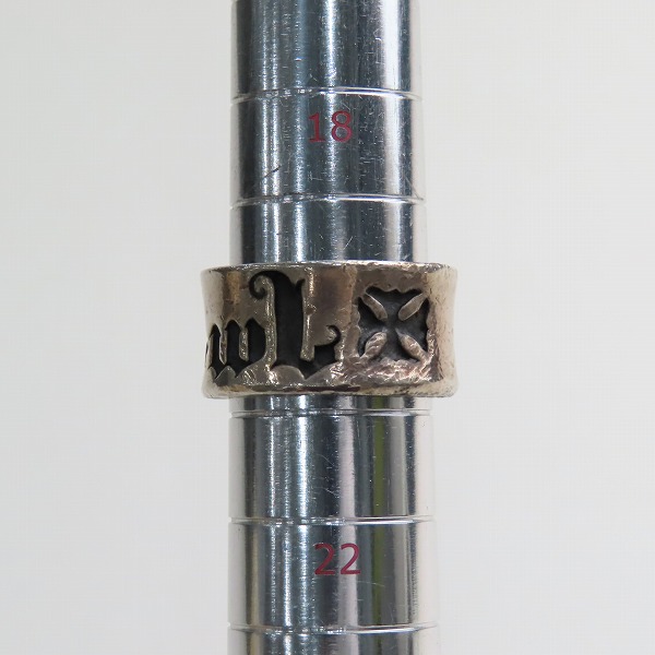 実際に弊社で買取させて頂いたBill Wall Leather/ビルウォールレザー BWL エグゼクティブ クロス リング SV925 /20-21号 の画像 8枚目