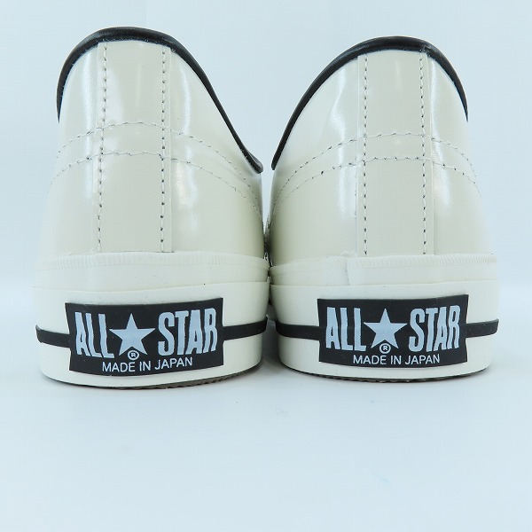 実際に弊社で買取させて頂いたCONVERSE/コンバース ONE STAR J  V-3 ベルクロ ワンスター MADE IN JAPAN/日本製 ホワイト系 ブラック/9.5の画像 1枚目