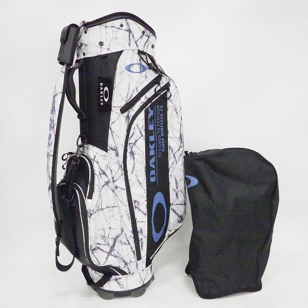 実際に弊社で買取させて頂いたOAKLEY/オークリー ゴルフ 921568 JP 6分割キャディバッグ ブラックｘプリント