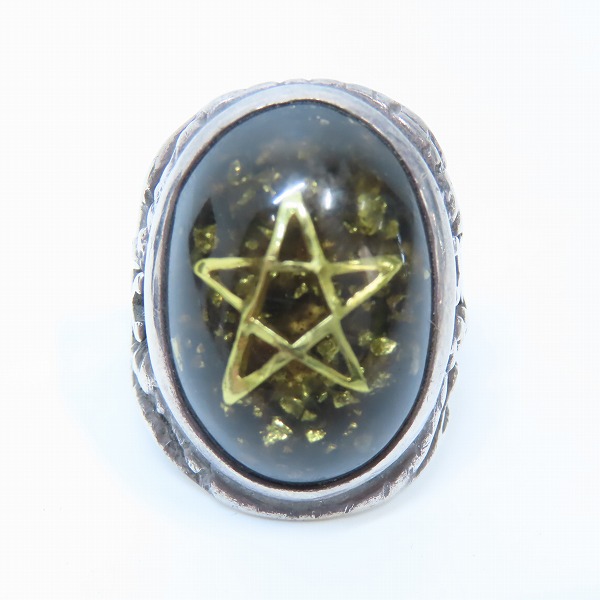 実際に弊社で買取させて頂いた【ギャラ付き】ALEX STREETER/アレックスストリーター エンジェルハートリング 15年限定 GOLD STAR BLACK ONYX GALAXY 16号の画像 1枚目