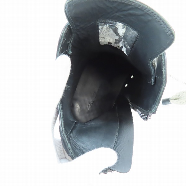 実際に弊社で買取させて頂いたRick Owens/リックオウエンス JUMBO LACE/ジャンボレース ハイカットスニーカー RU02D6892/42の画像 4枚目