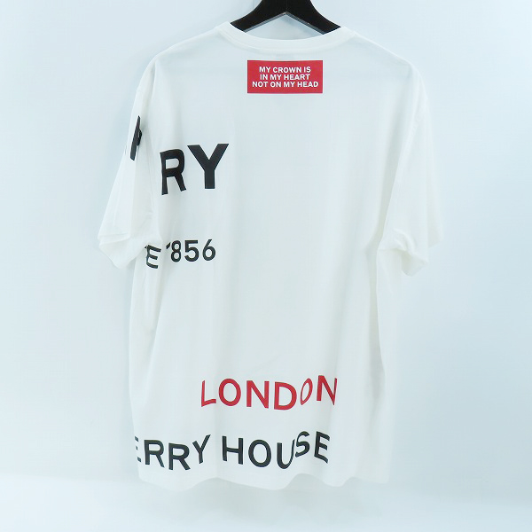 実際に弊社で買取させて頂いたBURBERRY/バーバリー ホースフェリープリント Tシャツ 8017103/Lの画像 1枚目