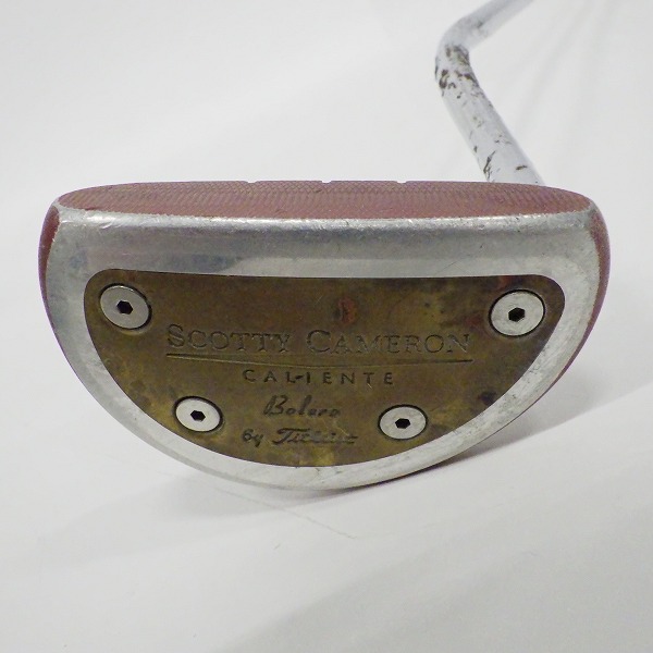 実際に弊社で買取させて頂いたSCOTTY CAMERON/スコッティキャメロン CALIENTE BOLERO/カリエンテグランドボレロ パター 34.625インチ ヘッドカバー付の画像 5枚目
