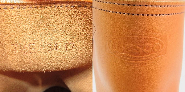 実際に弊社で買取させて頂いたWESCO/ウエスコ Custom Boss カスタムボス エンジニアブーツ VEG7710700 7.5Eの画像 5枚目