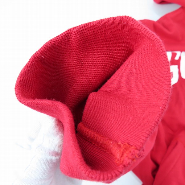 実際に弊社で買取させて頂いたNUMBER (N)INE/ナンバーナイン GOTHAM CITY プリント フーディパーカー レッド/4の画像 4枚目