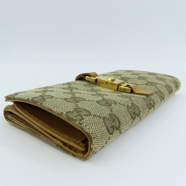 実際に弊社で買取させて頂いたGUCCI/グッチ ジャッキー GG柄 長財布/ロングウォレットの画像 2枚目