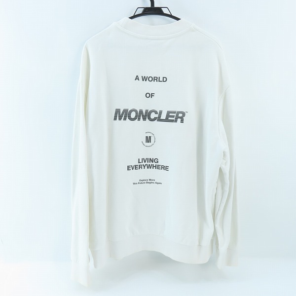 実際に弊社で買取させて頂いた【JPタグ】MONCLER/モンクレール ロゴ スウェットシャツ/トレーナー H10918G00031809KR/XXL の画像 1枚目