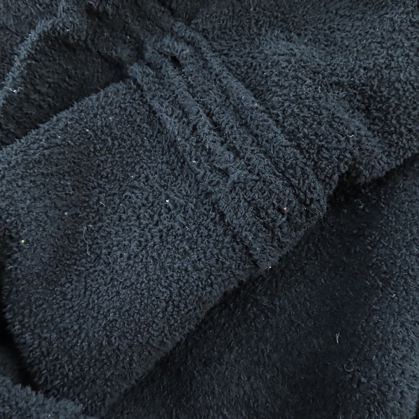 実際に弊社で買取させて頂いたBAREFOOT DREAMS×Ron Herman/ベアフットドリームス×ロンハーマン ジップアップ ボアパーカー ブラック SZMCC1785/Sの画像 8枚目