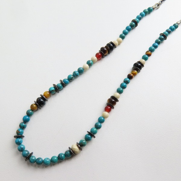 実際に弊社で買取させて頂いたAMP JAPAN/アンプジャパン ビーズ チェーン ネックレスの画像 1枚目