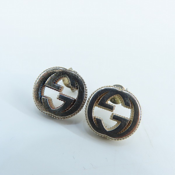 実際に弊社で買取させて頂いたGUCCI/グッチ インターロッキングG ピアス479227 J8400 8106
