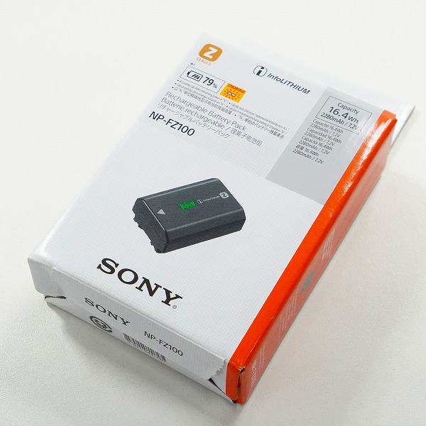 実際に弊社で買取させて頂いたSONY/ソニー NP-FZ100 α1/α9 II/α9/α7S III 用 純正 バッテリー 動作未確認の画像 7枚目