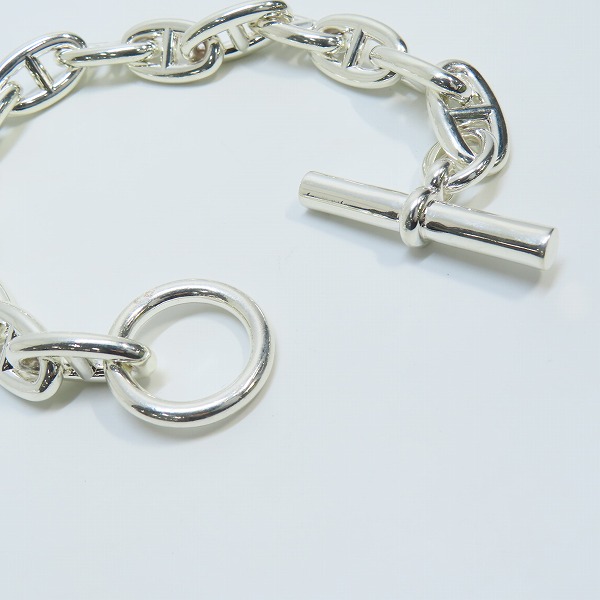 実際に弊社で買取させて頂いた【現行刻印】HERMES/エルメス シェーヌダンクルGM 14LINK の画像 5枚目