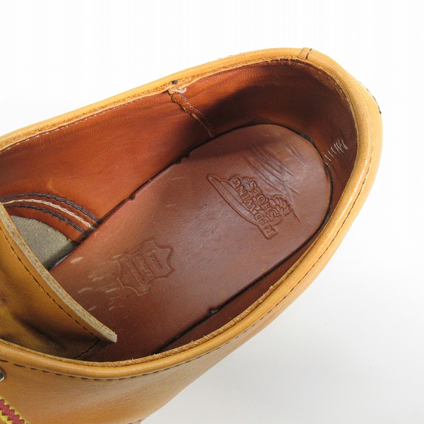 実際に弊社で買取させて頂いたRED WING/レッドウィング 8108 WORK OXFORD ワーク オックスフォード /8Dの画像 4枚目