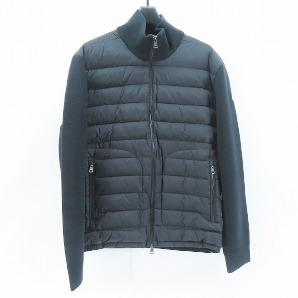 実際に弊社で買取させて頂いた【JPタグ】MONCLER/モンクレール CARDIGAN TRICOT/ニット 切替ナイロン ダウンジャケット G20919B50700 A9341/XL